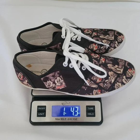 The Bradford Exchange Disney Mickey and Minnie Mouse Lace Up Shoe sz 10 - Picture 9 of 9